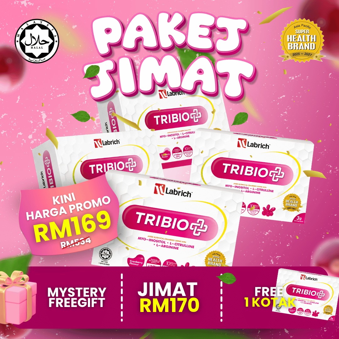 set 4 kotak labrich tribio women wellness