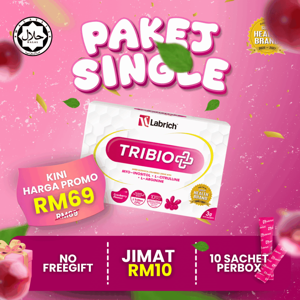 set 1 kotak labrich tribio women wellness