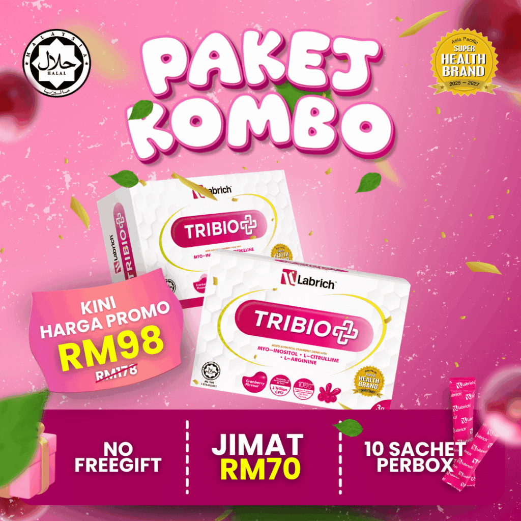 set 2 kotak labrich tribio women wellness