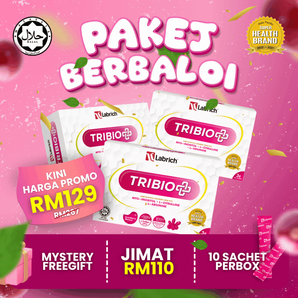 set 3 kotak labrich tribio women wellness